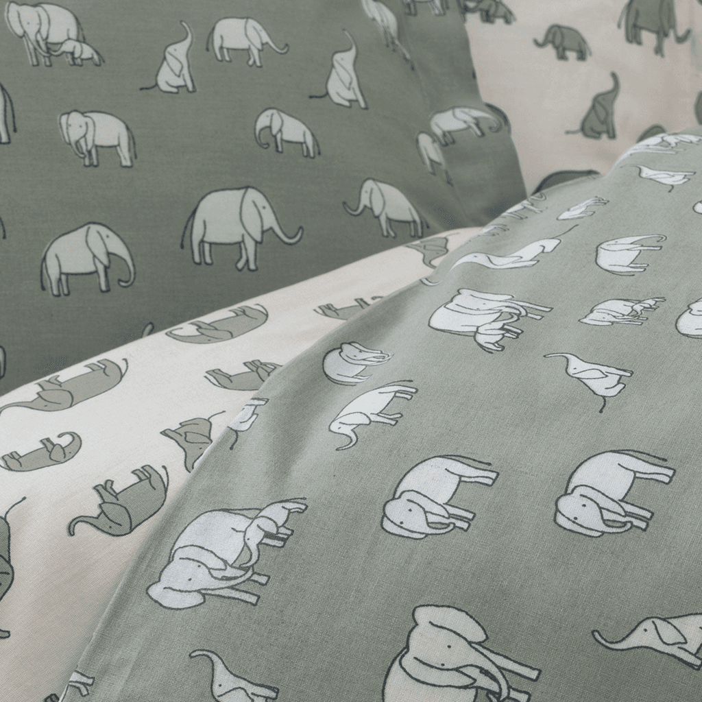 Yataş Bedding Baby Poovey Duvet Set - Sage Green - Duvet Cover: 100x150, Sheet: 120x190, Pillowcase: 35x45 cm (Sage Green) 3