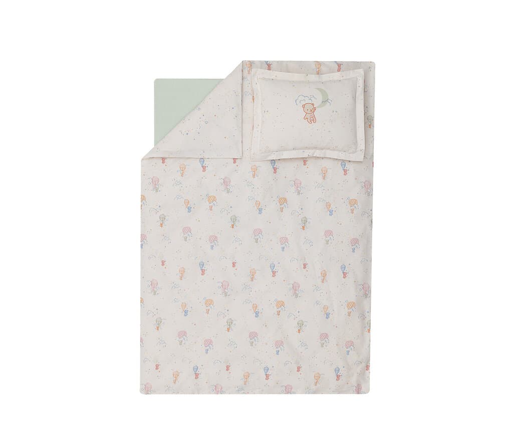 Yataş Bedding Baby Foly Duvet Set - Beige - Duvet Cover: 100x150, Sheet: 120x190, Pillowcase: 35x45 cm (Beige) 3