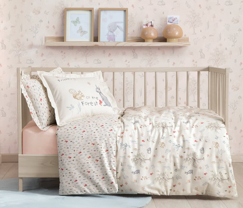 Yataş Bedding Baby Wonderland Duvet Cover Set - Duvet Cover: 100x150, Sheet: 120x190, Pillowcase: 35x45 cm (Multi-Color) 1