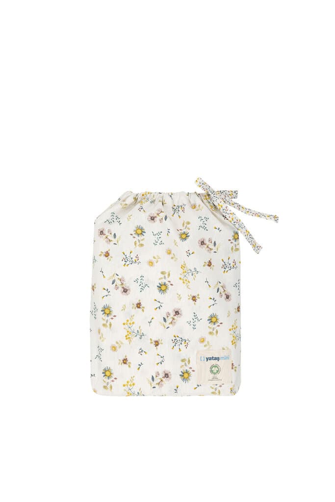 Yataş Bedding Baby Hermal Organic Ranforce Duvet Cover Set - Yellow - Duvet Cover: 100x150, Sheet: 120x190, Pillowcase: 35x45 cm (Yellow) 2