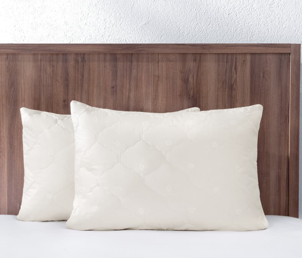 Yataş Bedding Vilna Washed Wool Pillow 1000 Gr (50X70) - 50x70 cm (White) 2