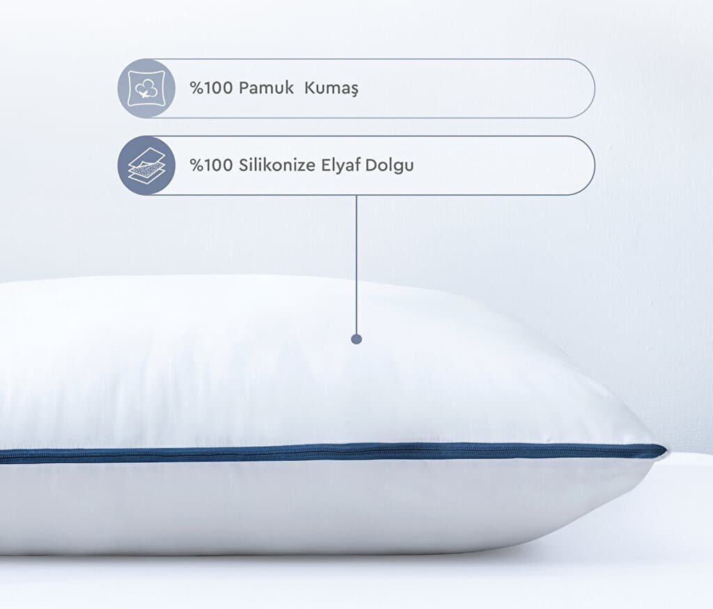 Yataş Bedding 050X070 Smart Flex Pillow - 50x70 cm (White) 3