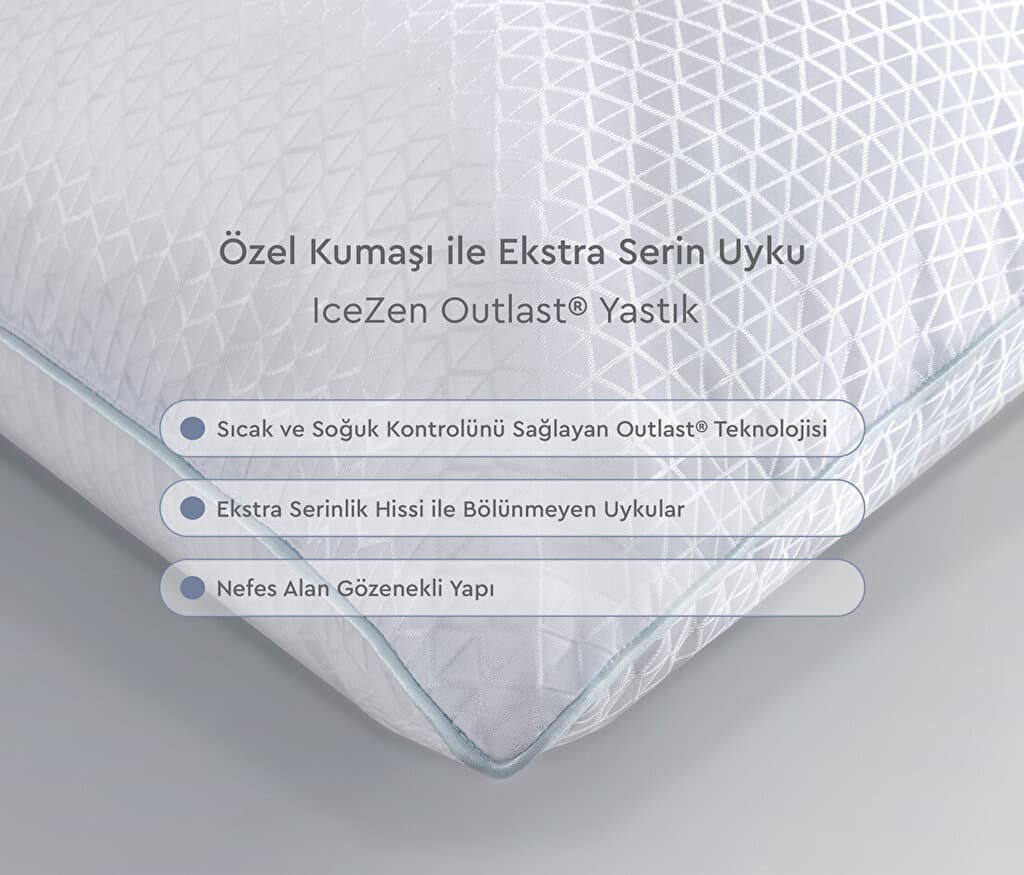 Yataş Bedding 050X070 Icezen Outlast Pillow 800 G - 50x70 cm (White) 3