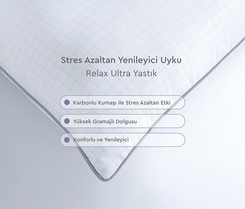 Yataş Bedding Relax Ultra Pillow 750 Gr 50X70 - 50x70 cm (White) 3