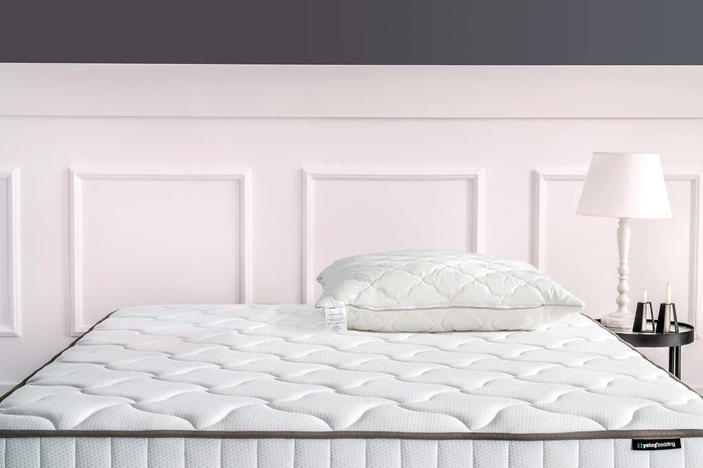 Yataş Bedding Superwashed Wool Pillow 1000 Gr (50X70) - 50x70 cm (White) 2