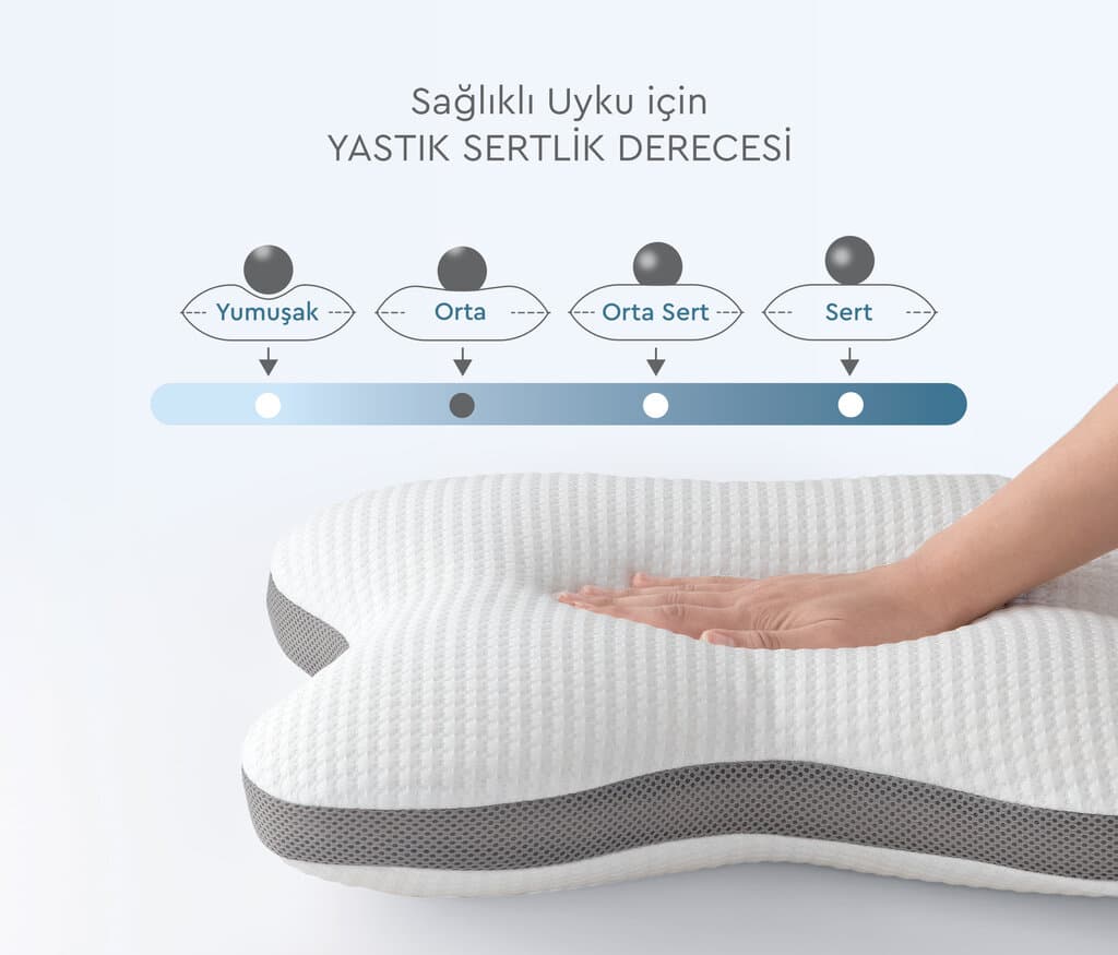 Yataş Bedding 045X054X012 Visco Rina Pillow - 45x54x12 cm (White) 3