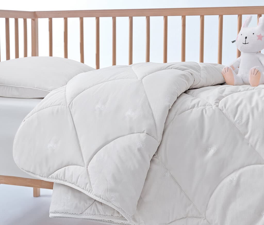 Yataş Bedding 095X145 Morby Cotton Quilt 300 G/M2 - 95x145 cm (White) 2