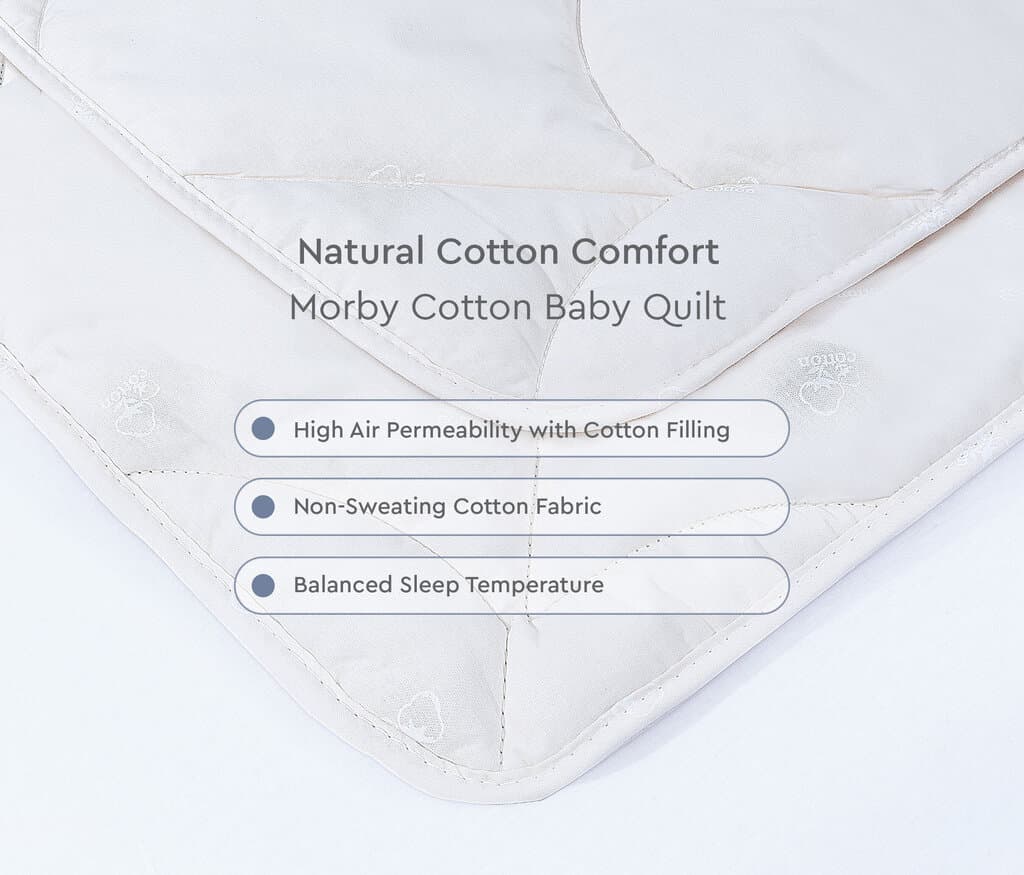 Yataş Bedding 095X145 Morby Cotton Quilt 300 G/M2 - 95x145 cm (White) 3