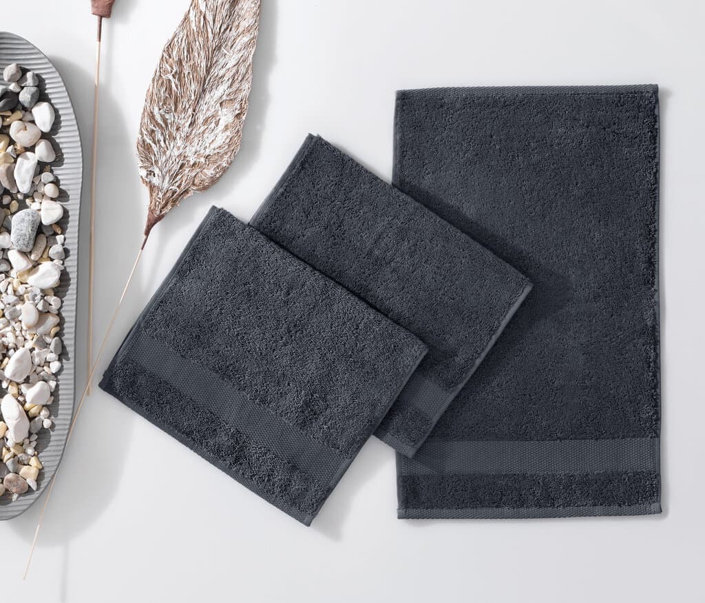 Yataş Bedding Guest Towel - 30x50 cm (Anthracite) 1