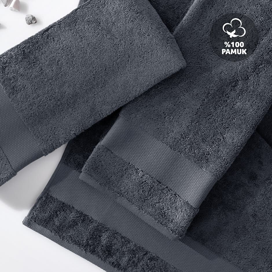 Yataş Bedding Guest Towel - 30x50 cm (Anthracite) 2