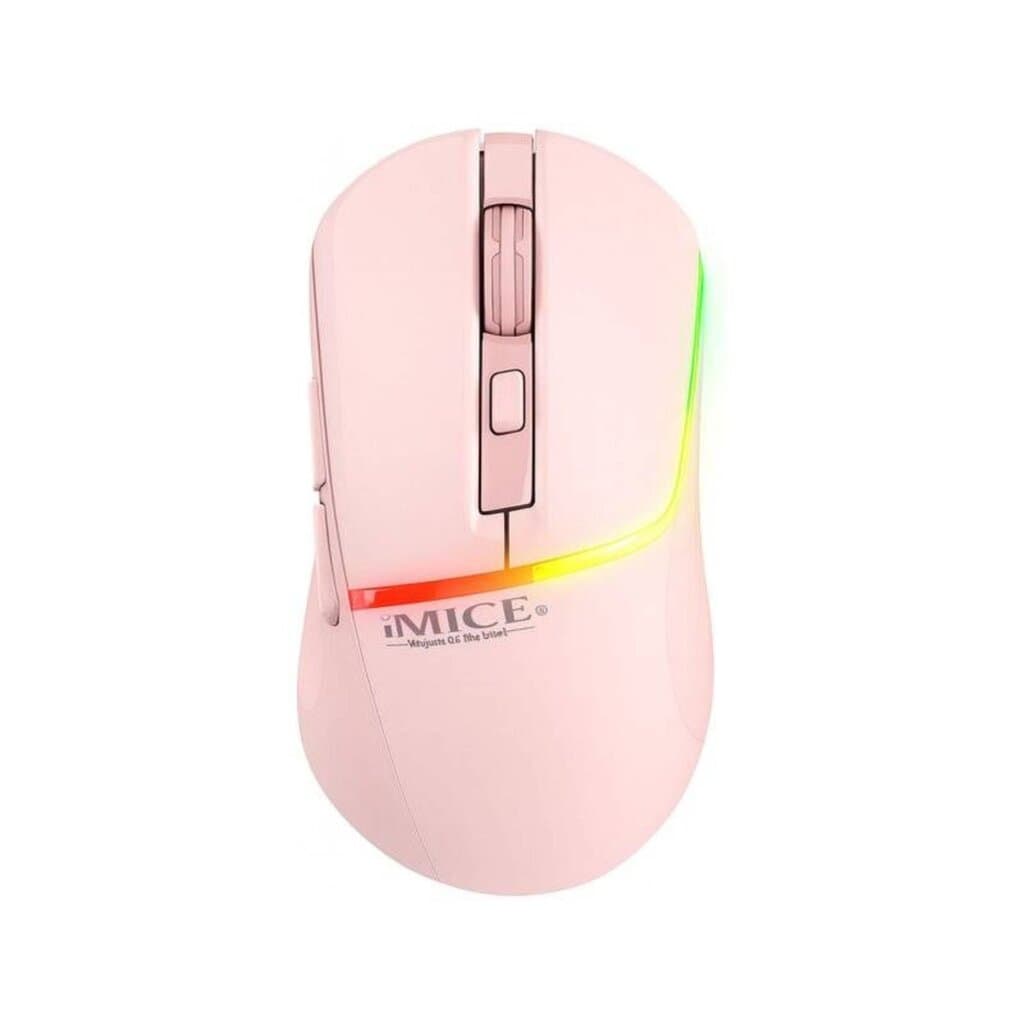 iMice G902 [2.4G+BT5.2] Wireless Mouse (Pink) 2
