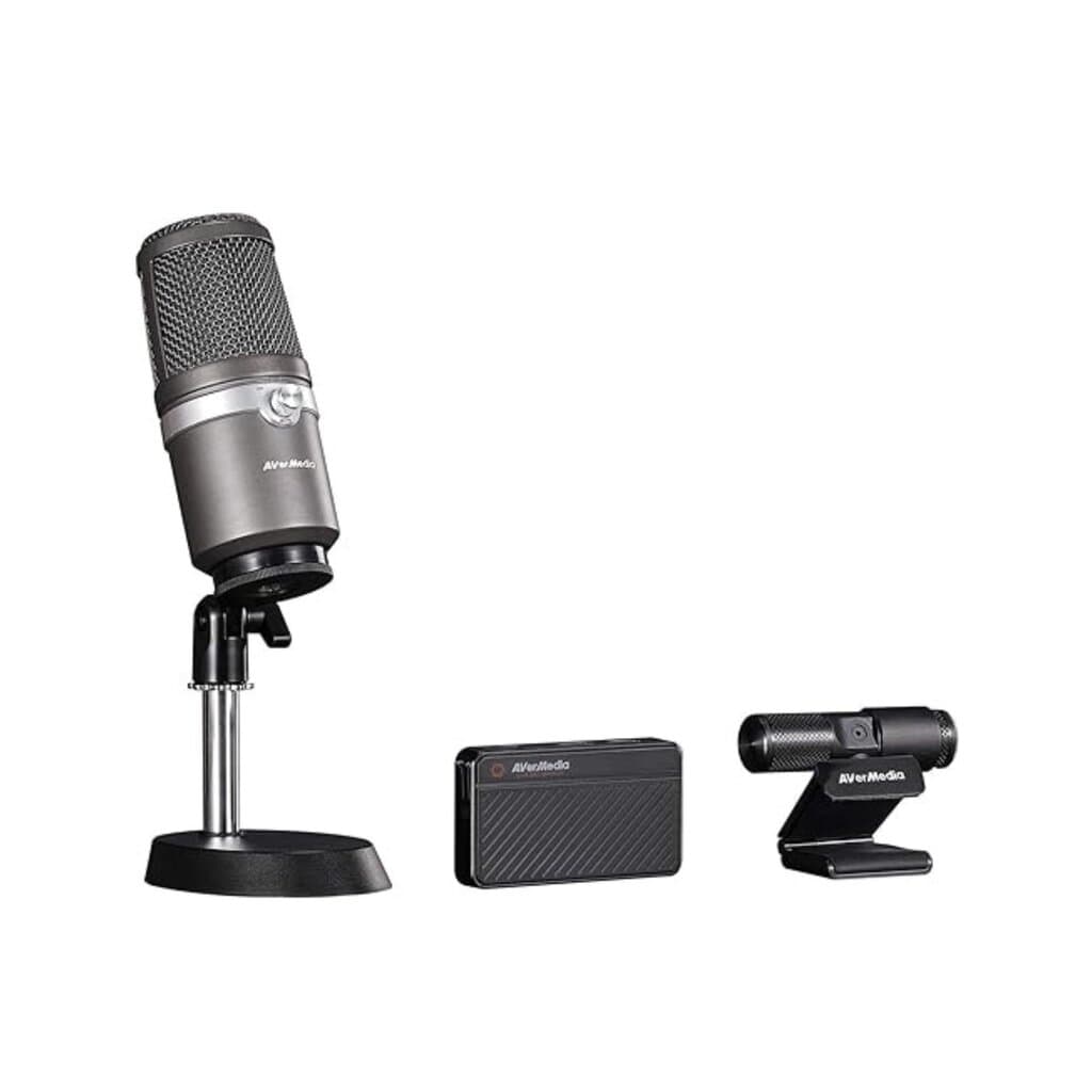 AVerMedia Live Streamer 311 - BO311 Capture Card, 1080p Webcam and USB Microphone Background Voice Removal 2