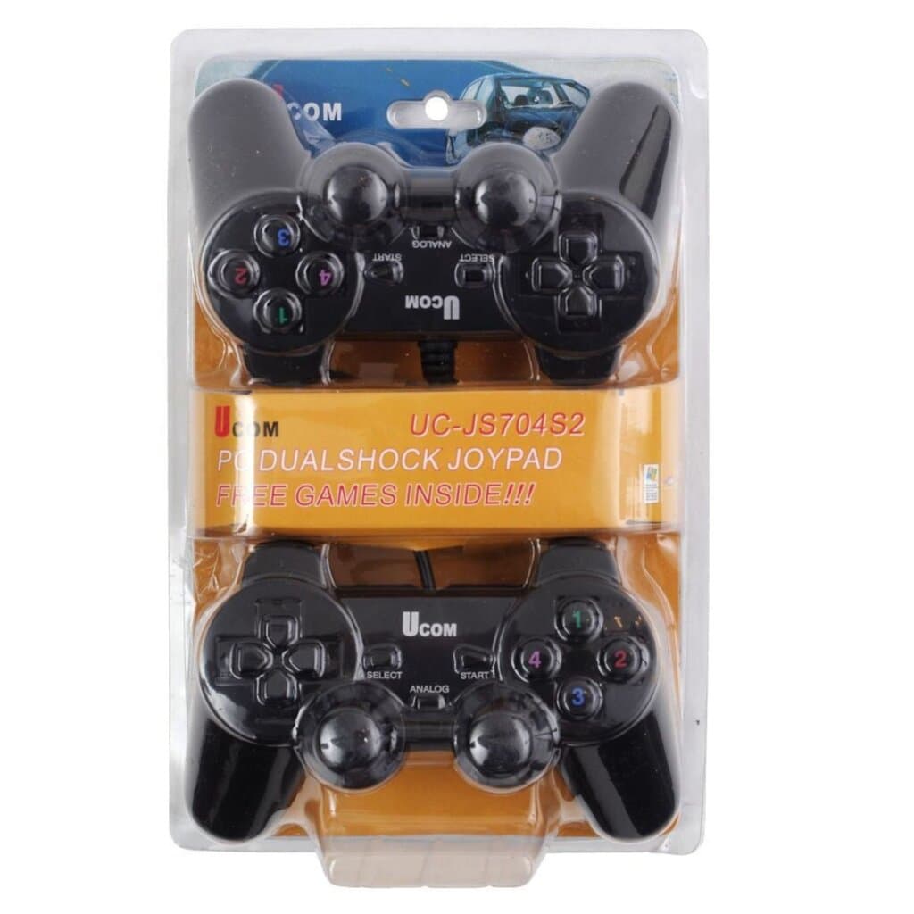 Ucom UC-JS704S2 PC USB Dualshock Twin Pad Controller set 1