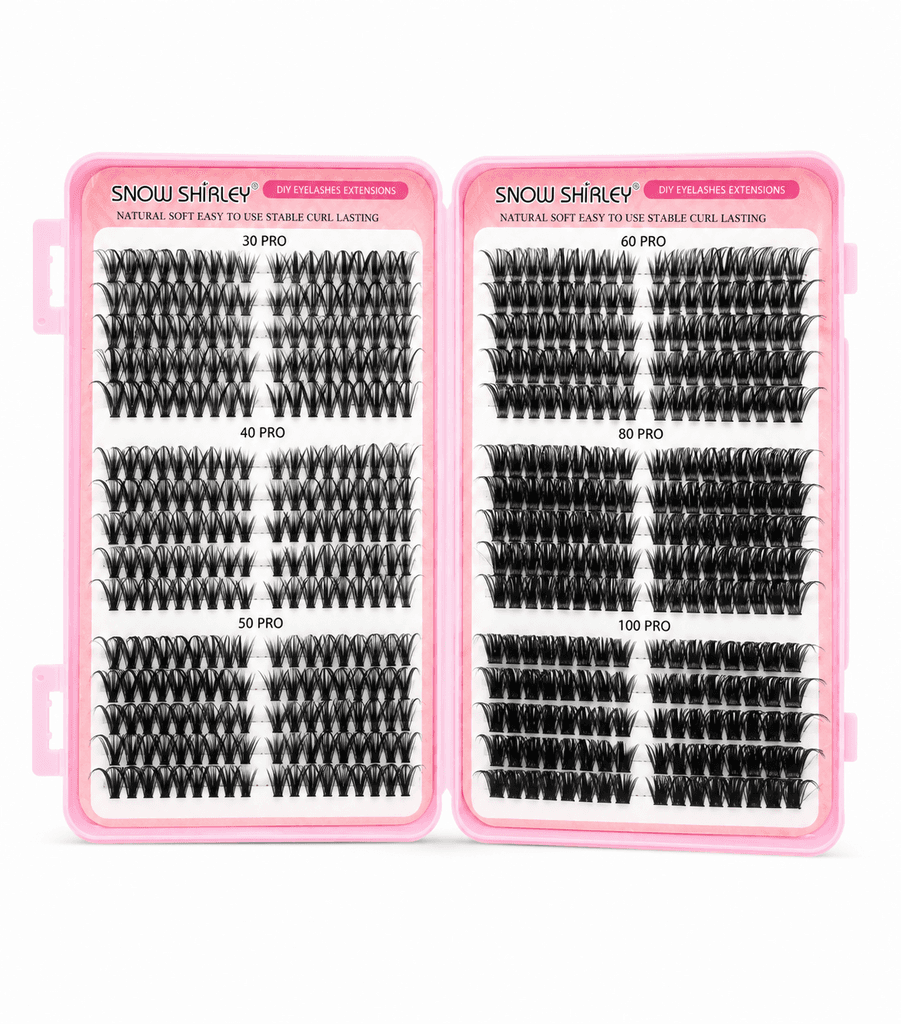 Snow Shirley DIY Eyelash Extensions - Natural Soft Lash Clusters 1