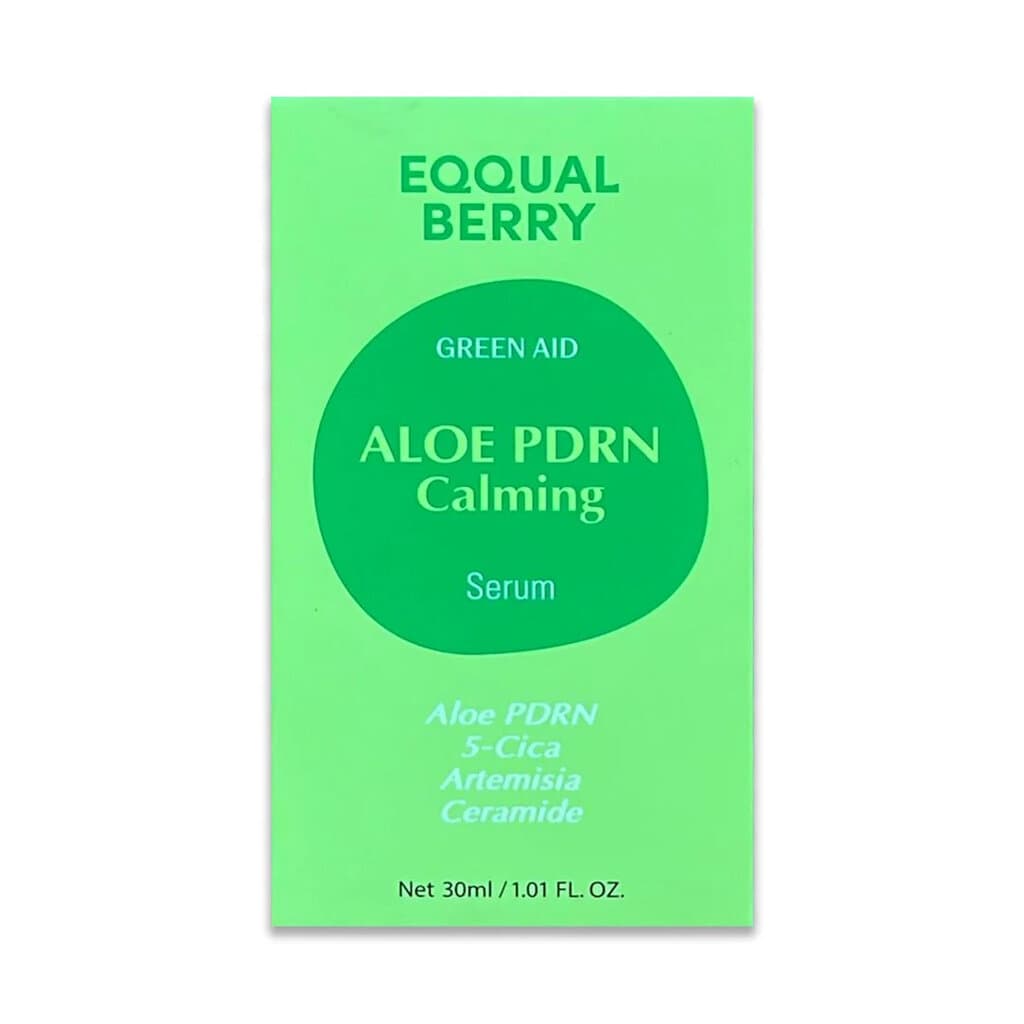 EQQUALBERRY Green Aid Aloe PDRN Calming Serum 30ml 2