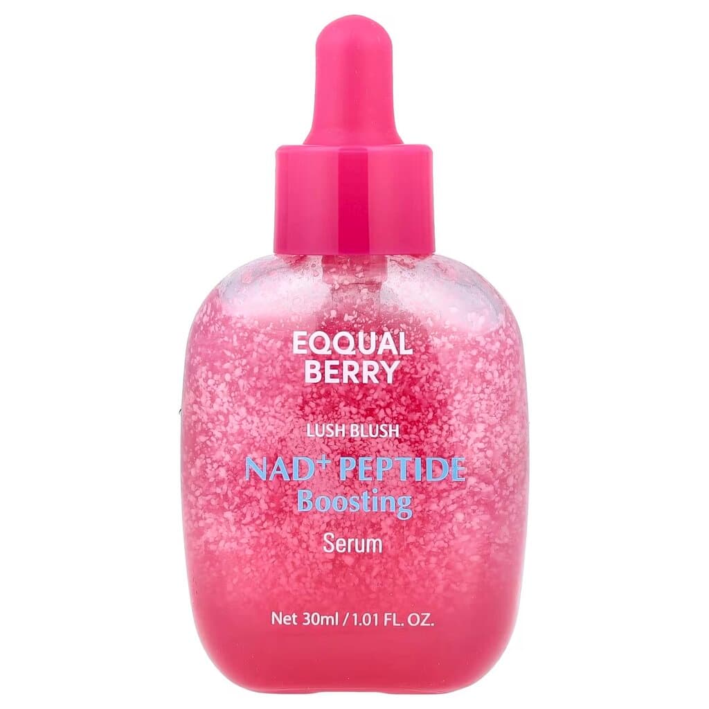 EQQUALBERRY Lush Blush NAD+ Peptide Boosting Serum (30ml) - Revitalizing Cellular Energy 1