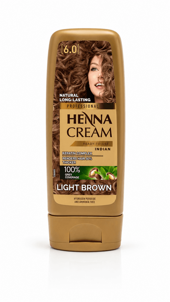 Keratin-Infused Indian Henna Cream for 80% Thicker Hair - Other, 140ml 1