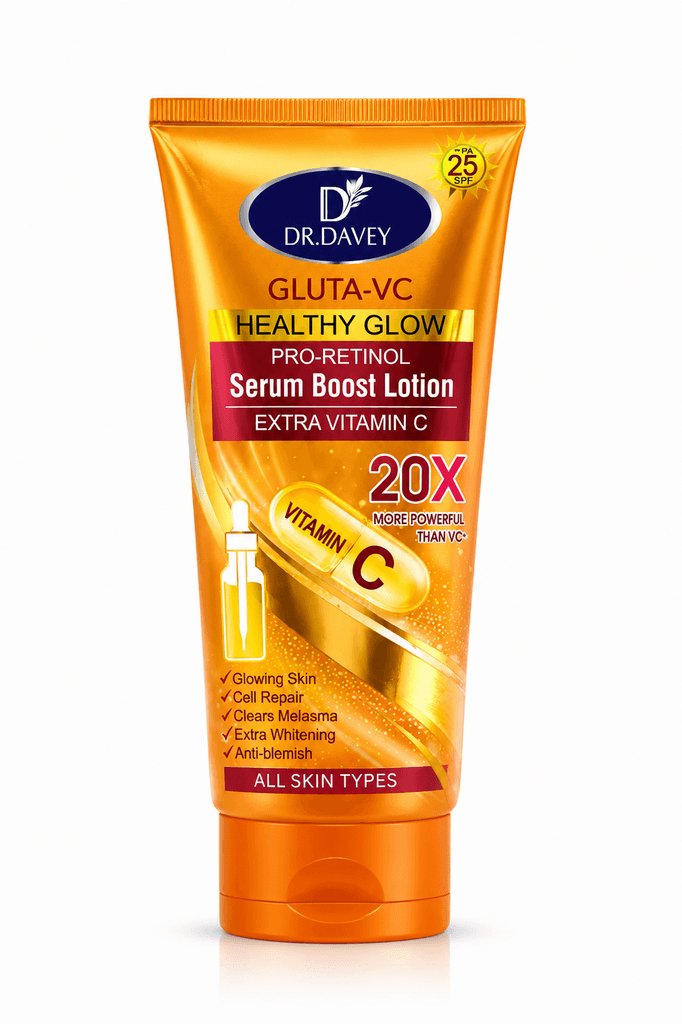 DR.Davey Vitamin C Serum Boost Lotion - Extra Whitening & Anti-Blemish Formula (300ml) 1