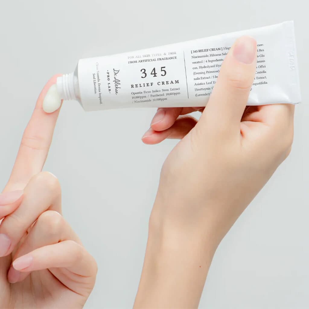 Althea 345 Relief Cream Soothing Korean Moisturizer for Acne-Prone Skin (50ml) 2