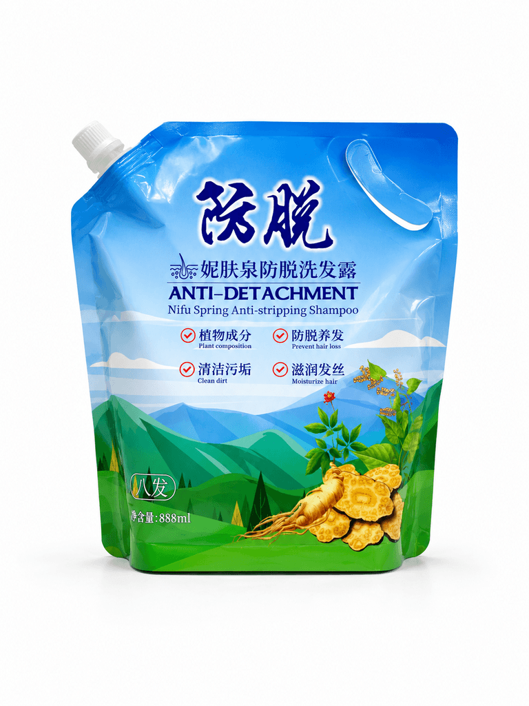 Nifu Spring Professional Anti-Stripping & Hair Strengthening Shampoo (888ml) 1