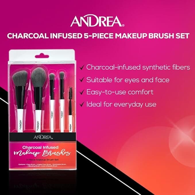 Andrea Professional 5-Piece Makeup Brush Set 1