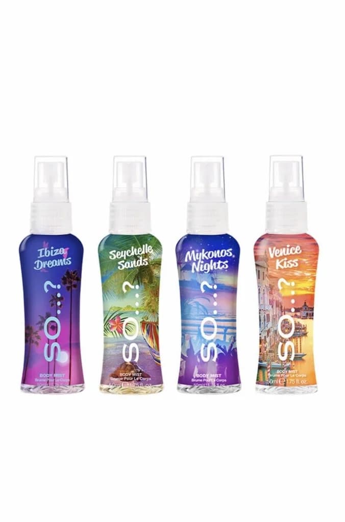 SO...? Escapes Body Mist Gift Set (4 x 50ml) 2