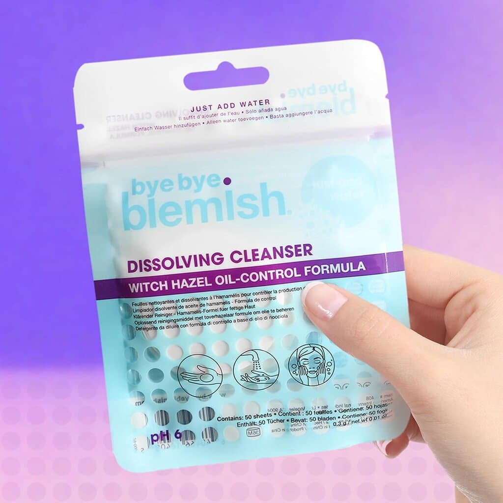 Bye Bye Blemish Water Activated Dissolving Cleanser Sheets 7