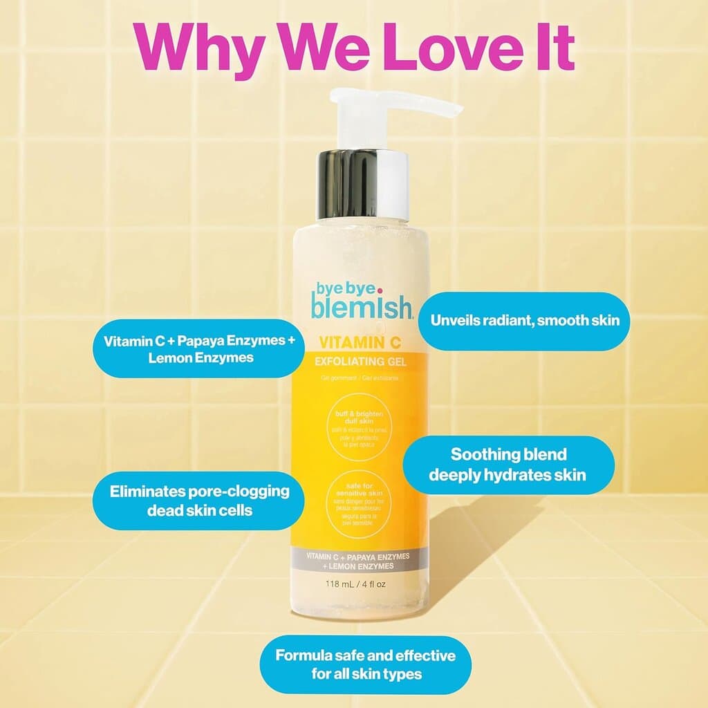 Bye Bye Blemish Vitamin C Gel Exfoliator (Skincare) 4