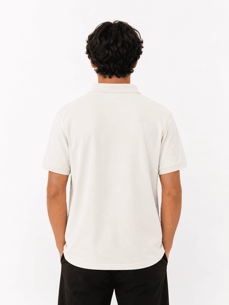 Loro Piana Men's Premium Cotton T-Shirt - Off White (XL) — photo 2
