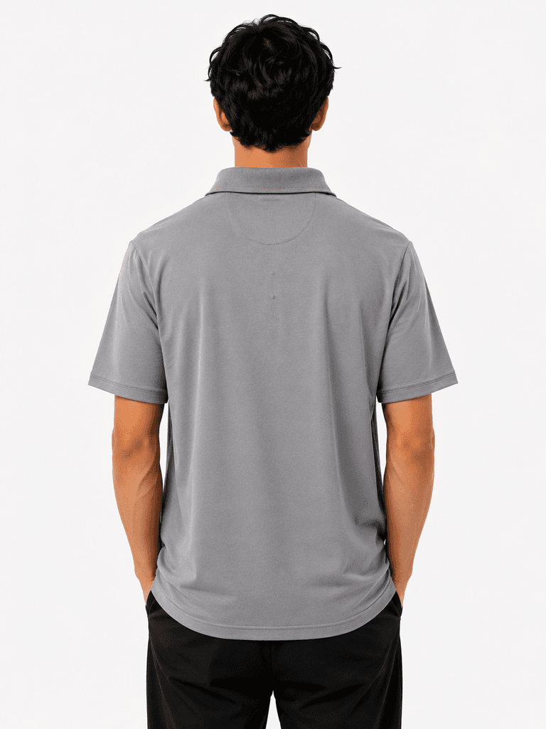 Hermes Men's Master Quality Premium Cotton T-Shirt - Light Gray (XL) 2