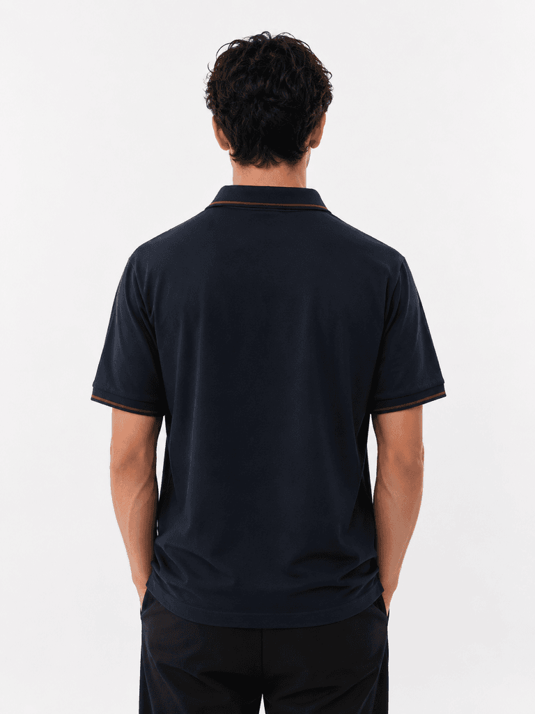 Loro Piana Men's Premium Cotton T-Shirt - Master Quality Navy Blue (XL) 2