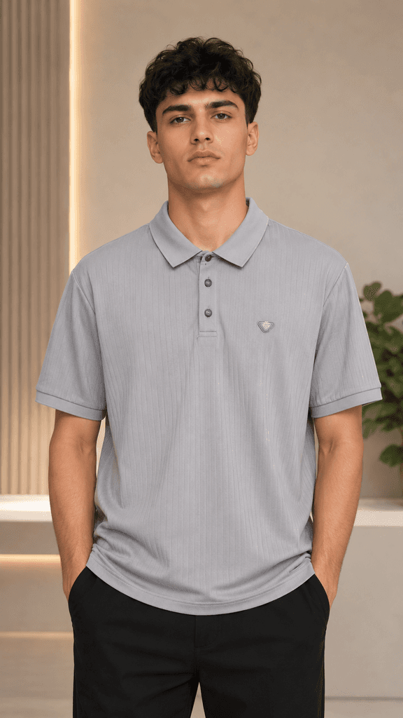 Loro Piana Men's Luxury Cotton T-Shirt - Light Gray (XL) 1