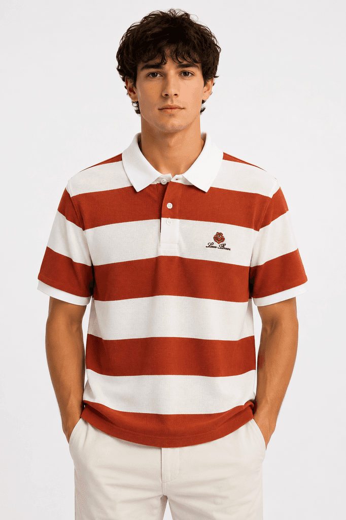 Loro Piana Men's Master Quality Cotton T-Shirt - Rust Orange (XL)