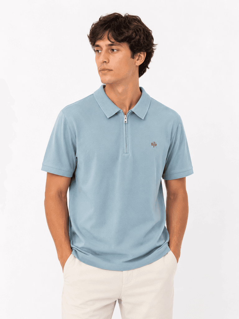 Loro Piana Men's Master Quality Cotton T-Shirt - Light Blue (XL) 1