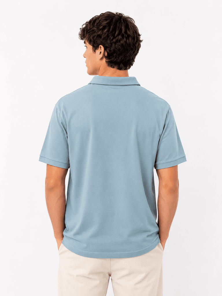 Loro Piana Men's Master Quality Cotton T-Shirt - Light Blue (XL) 2