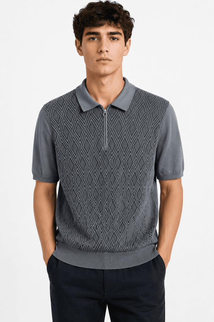 Stefano Ricci Luxury Men's Cotton T-Shirt - Gray (XL) 1