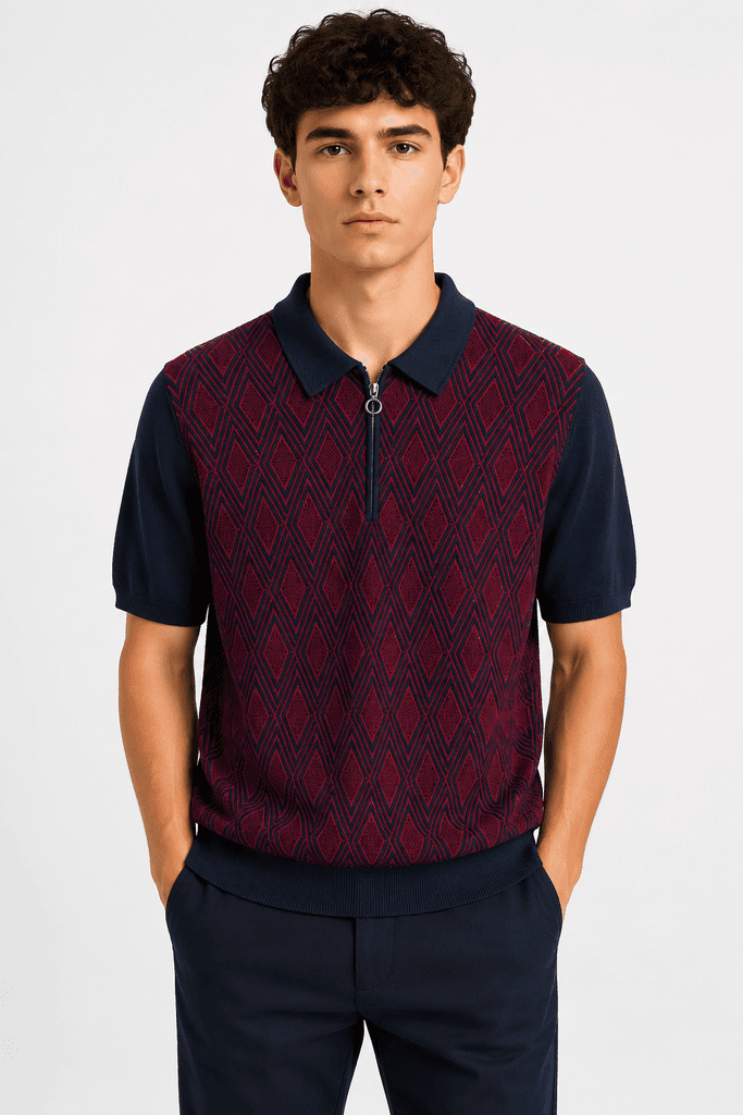 Stefano Ricci Luxury Men's Cotton T-Shirt - Navy Blue (XL) 1