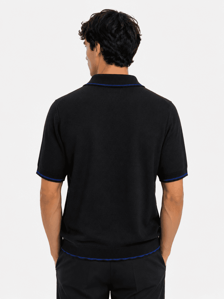 Stefano Ricci Premium Cotton Men's T-Shirt - Black (XL) 2