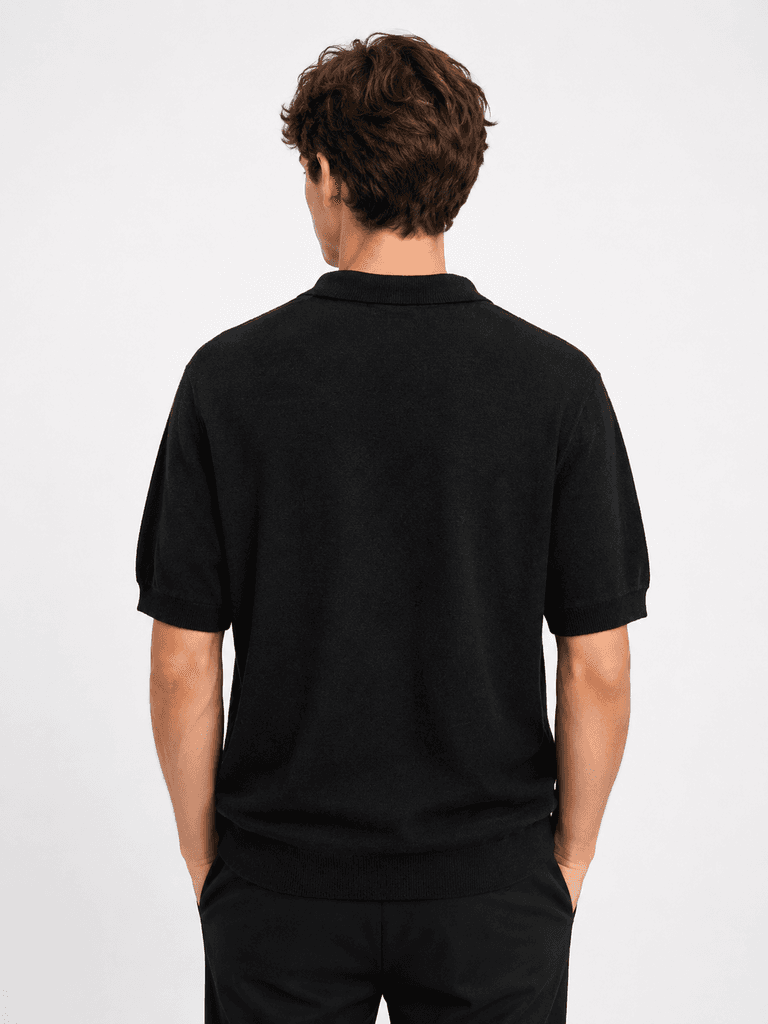 Roberto Cavalli Premium Master Quality Men's Cotton T-Shirt - Black (XL) 2