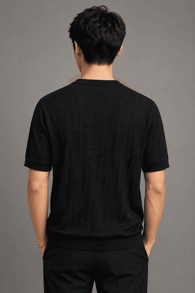 Dior Men's Master Quality Cotton T-Shirt - Black (XL) 2