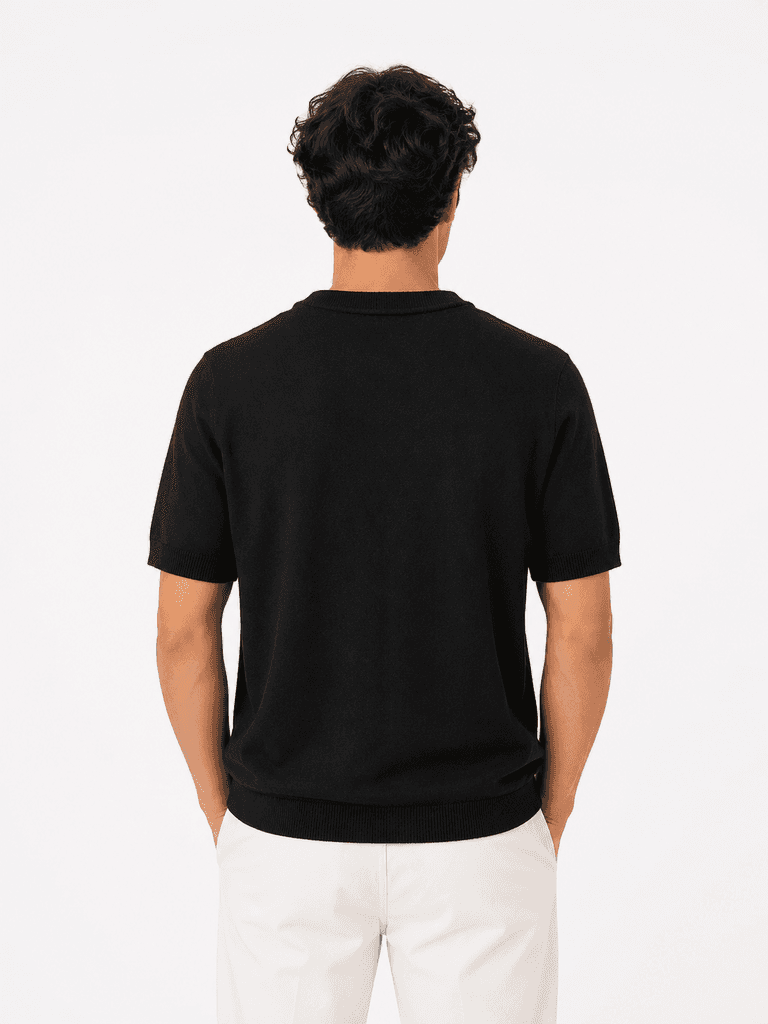 Zilli Premium Master Quality Men's Cotton T-Shirt - Black (XL) 2