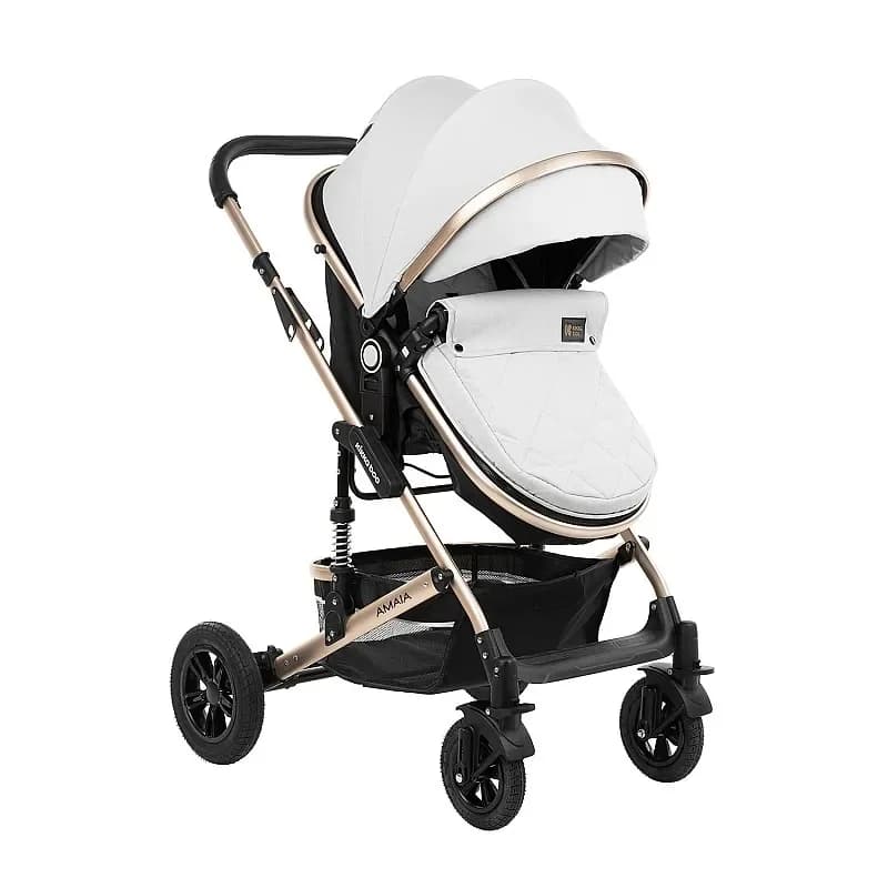 Kikkaboo Stroller 3In1 Transf Seat Amaia - Light Grey 2