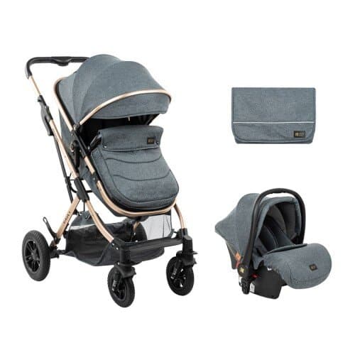 Kikkaboo Stroller 3In1 Transf Seat Kaia - Dark Grey 1