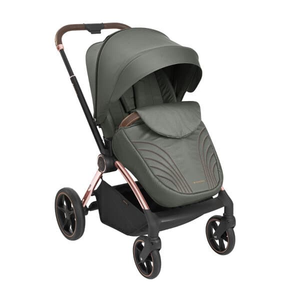 Kikkaboo Stroller 2In1 With Carrycot Kara - Army Green 3