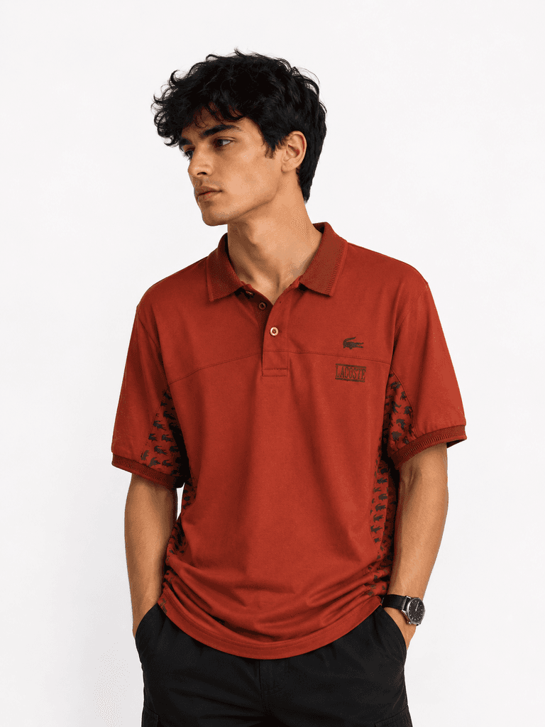 Lactose Men's Premium Soft Cotton T-Shirt - Burnt Orange (M) 1