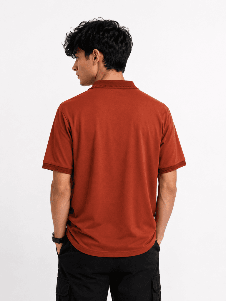Lactose Men's Premium Soft Cotton T-Shirt - Burnt Orange (M) 2
