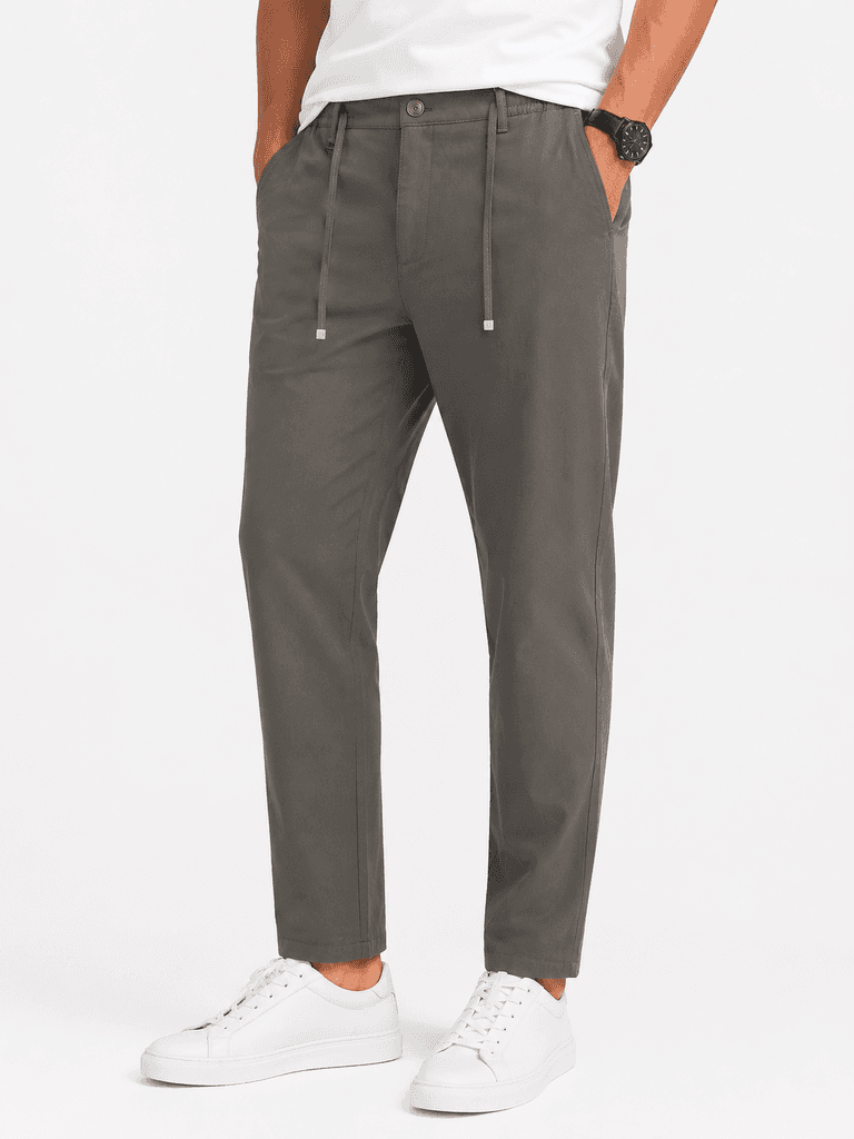JR3 Men's Lightweight Performance Polyester Pants - Light Gray (Size 30) 1