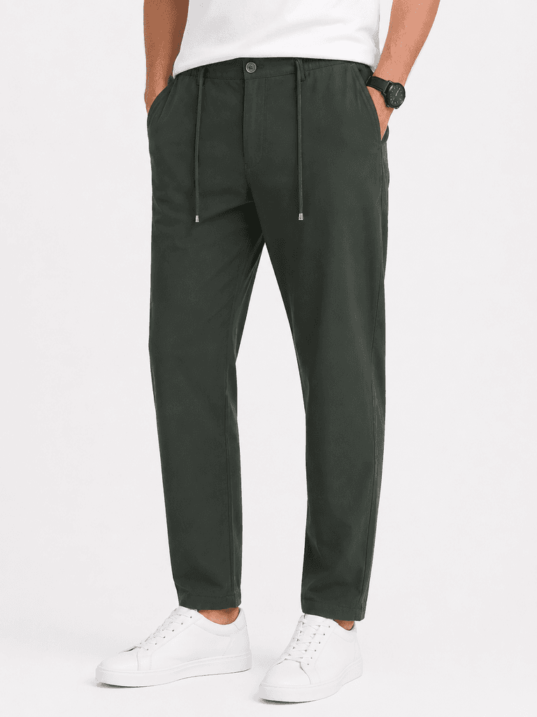JR3 Men's Lightweight Performance Polyester Pants - Army Green (Size 30) 1