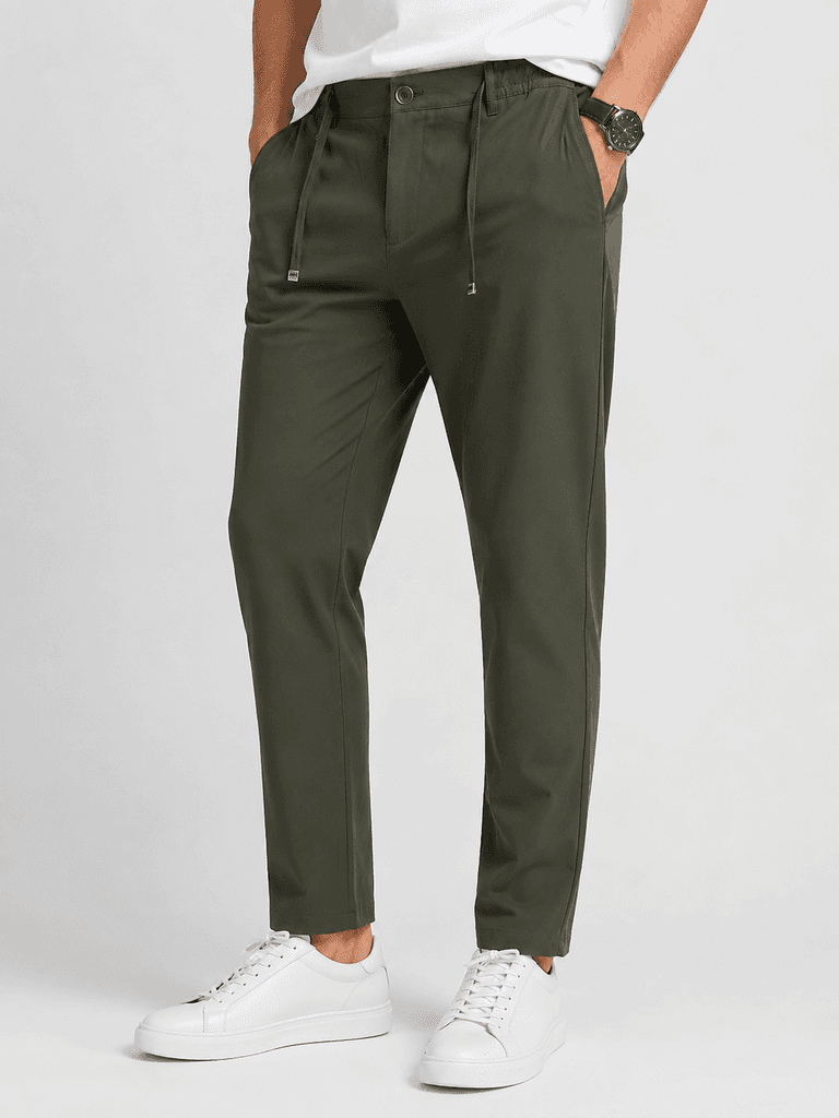 JR3 Men's Lightweight Performance Polyester Pants - Olive Green (Size 30) 1