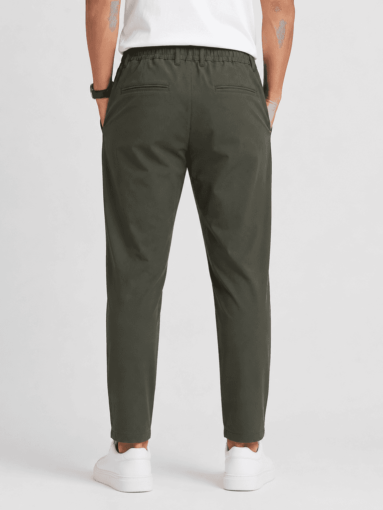 JR3 Men's Lightweight Performance Polyester Pants - Olive Green (Size 30) 2